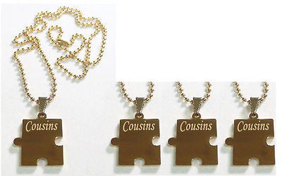 PUZZLE PIECE IPG X4 THICK GOLD PLATED SOLID STAINLESS STEEL BALL CHAIN NECKLACE - Samstagsandmore