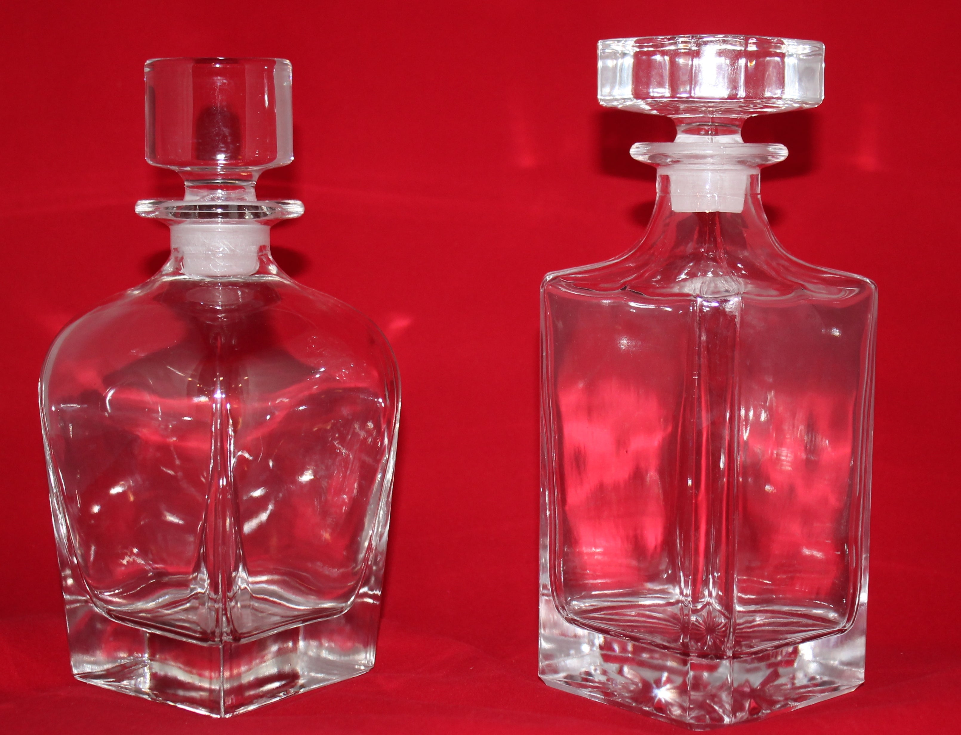 Crystal Whiskey Liquor Decanter Custom Engraved USNA USMMA USAFA graduation commencement - Samstagsandmore