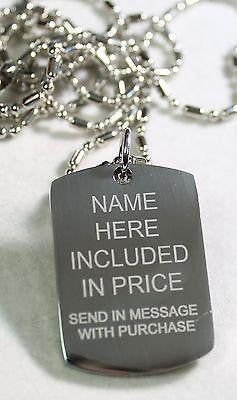 DALLAS COWBOYS BLING NECKLACE PENDANT CZ STAINLESS DOG TAG - Samstagsandmore
