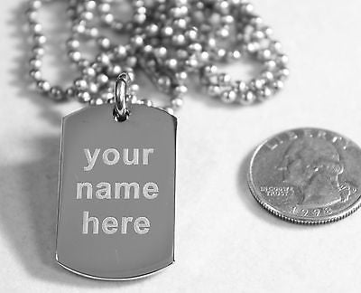 UNIVERSITY OF MICHIGAN PENNANT STAINLESS STEEL DOG TAG NECKLACE  3D BALL CHAIN - Samstagsandmore