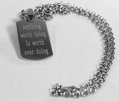 MOTIVATIONAL POSITIVE QUOTES SOLID THICK STAINLESS STEEL SHINE - Samstagsandmore