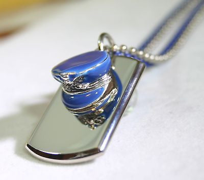 POLICE PENDANT NECKLACE DOG TAG PENDANT FREE ENGRAVING - Samstagsandmore