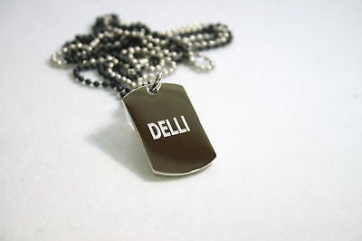 STAINLESS STEEL 3D MARTIAL ARTS ULTIMATE FIGHTING TAG NECKLACE PERSONALIZE - Samstagsandmore