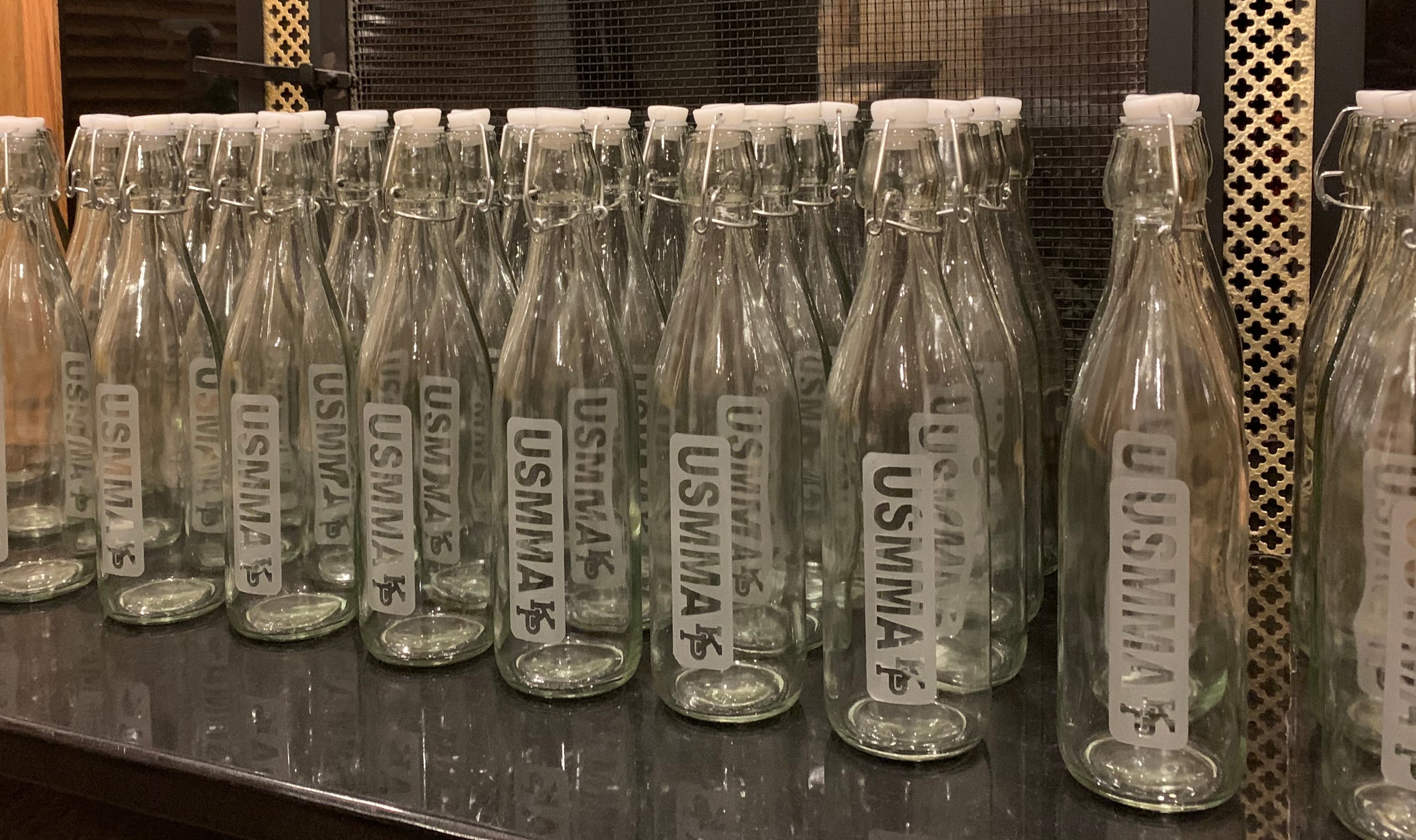 Message in a bottle flip-top bottle USNA USAFA USMMA USCGA USMA graduation commencement - Samstagsandmore