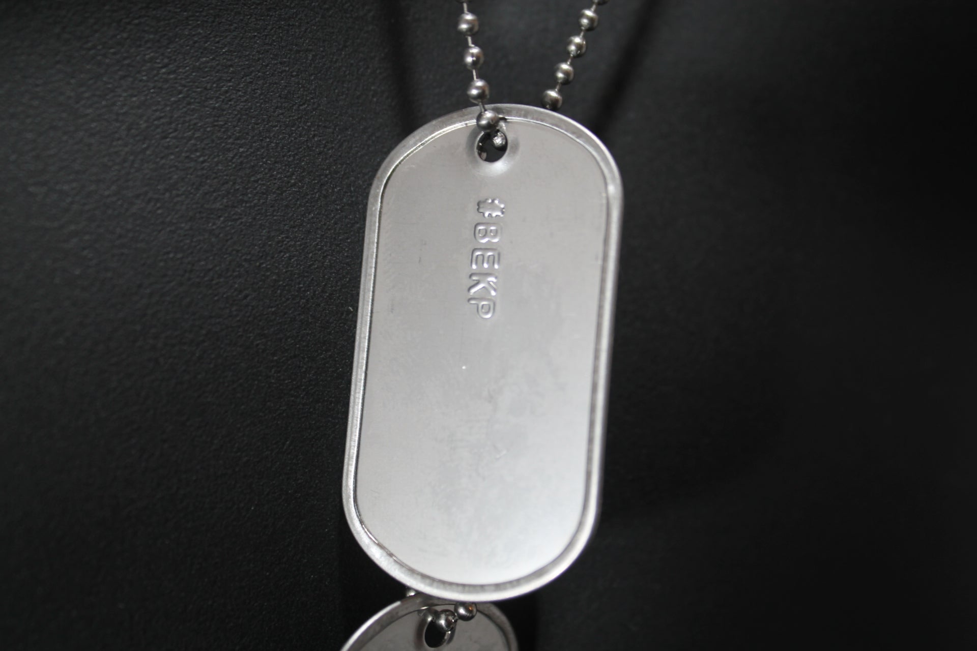 EMBOSSED GENUINE MILITARY DOG TAGS, MADE ON MILITARY MACHINE--USMMA #BEKP BEAT COAST GUARD - Samstagsandmore