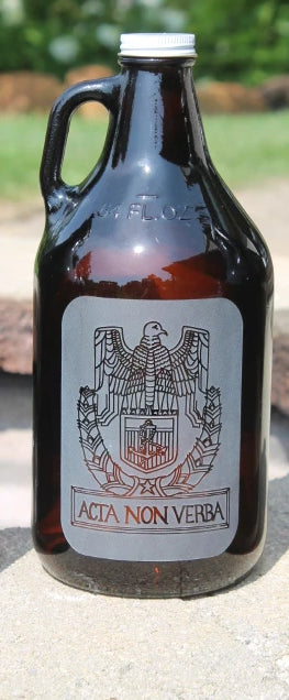 USMMA Merchant Marine Academy KP Growler Sand Carved Screw Cap graduation commencement USNA USAFA - Samstagsandmore
