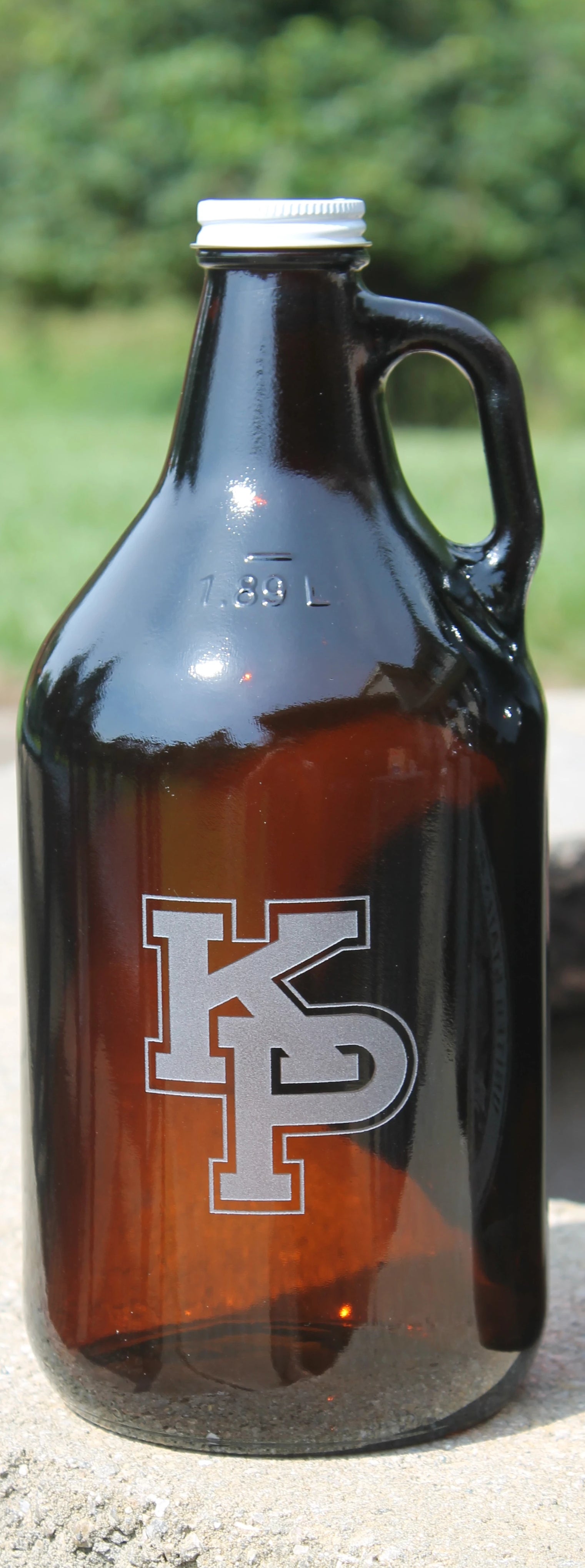 USMMA Merchant Marine Academy KP Growler Sand Carved Screw Cap graduation commencement USNA USAFA - Samstagsandmore
