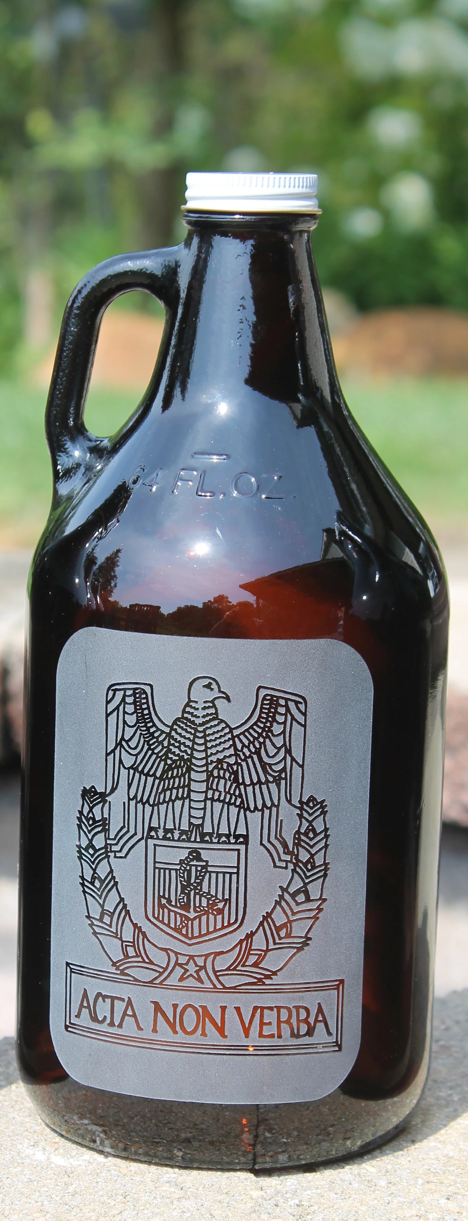 USMMA Merchant Marine Academy KP Growler Sand Carved Screw Cap graduation commencement USNA USAFA - Samstagsandmore