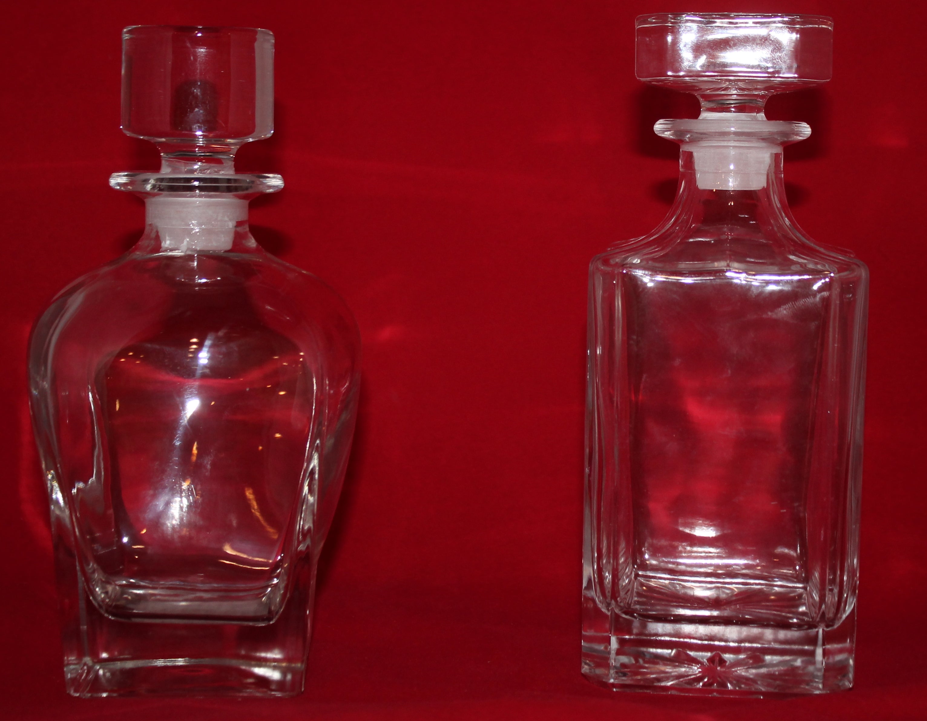 Crystal Whiskey Liquor Decanter Custom Engraved USNA USMMA USAFA graduation commencement - Samstagsandmore