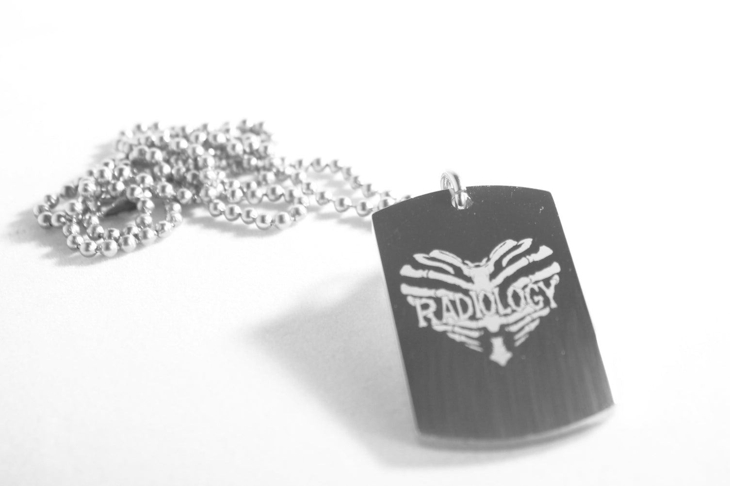 Radiology, Radiologist Prayer Dog Tag Necklace Pendant - Samstagsandmore