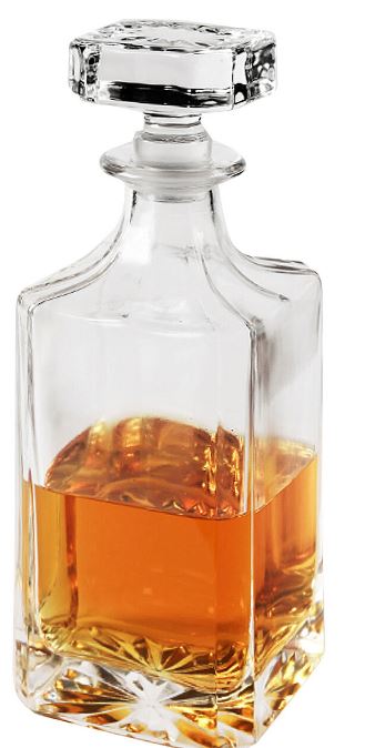 Crystal Whiskey Liquor Decanter Custom Engraved USNA USMMA USAFA graduation commencement - Samstagsandmore