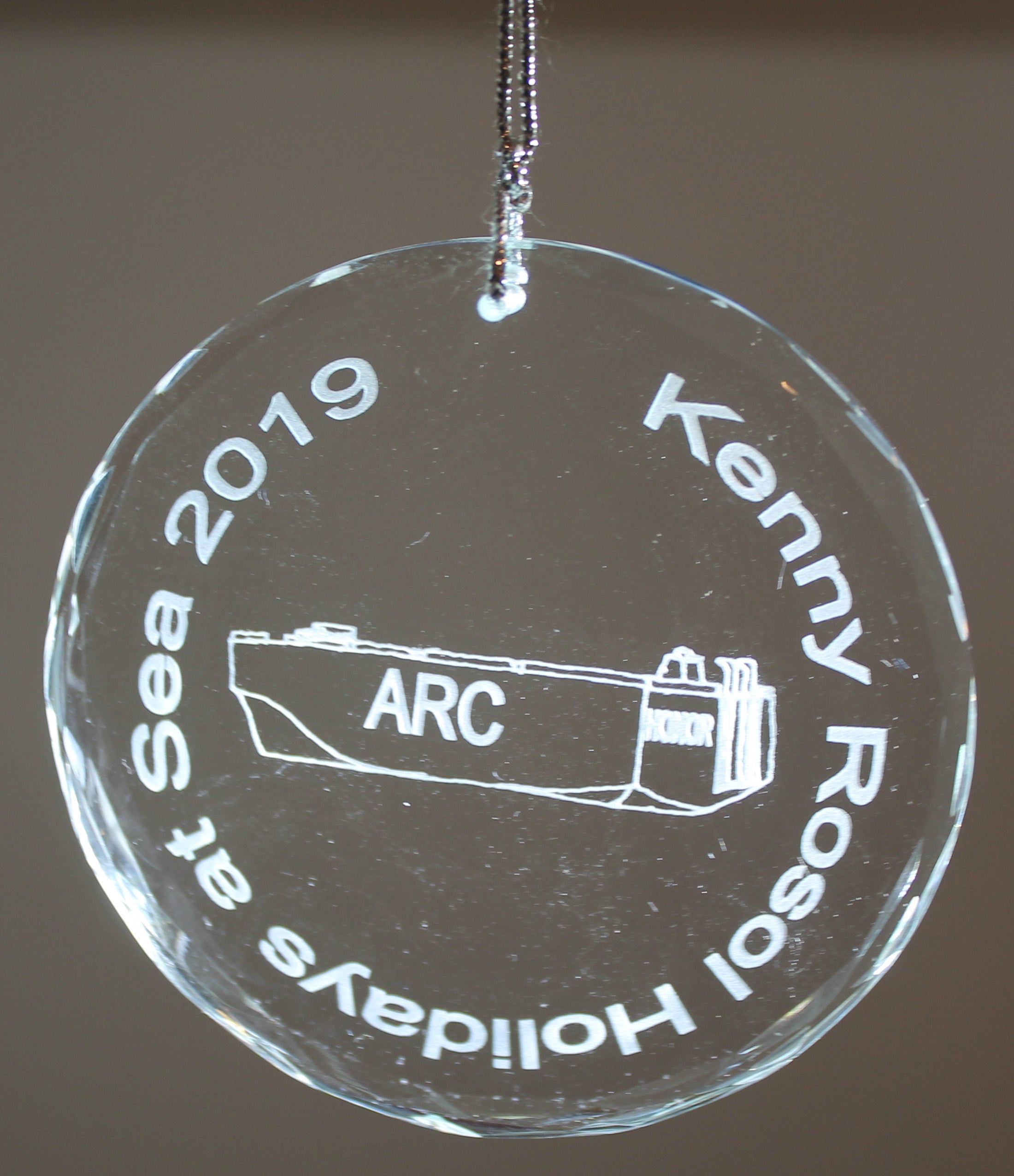 USMMA United States  Merchant Marines KP Kings Point Crystal Ornament HOLIDAYS AT SEA - Samstagsandmore